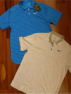 *BUNDLE* Men Nike Dri-Fit Short Sleeve Polos Size M